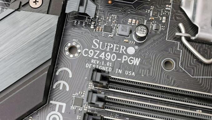 Supermicro C9Z490-PGW Motherboard Review: Comet Lake with 